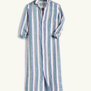 NWT Frank & Eileen Rory Woven Long Dress in Multi Stripe